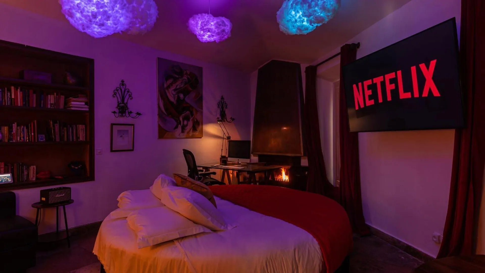 Sintra Wow - Unique Double Smart Room In 17Th Century Palace! Hot Tub, Snooker, Bbq, Ps5, Sauna, Gym